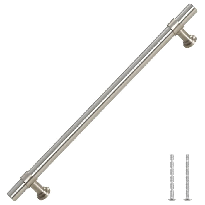 Mânere de dulap, 5 buc., argintiu, 192 mm, oțel inoxidabil - WALTI WALTI