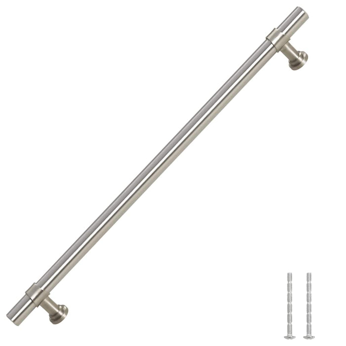 Mânere de dulap, 5 buc., argintiu, 224 mm, oțel inoxidabil - WALTI WALTI
