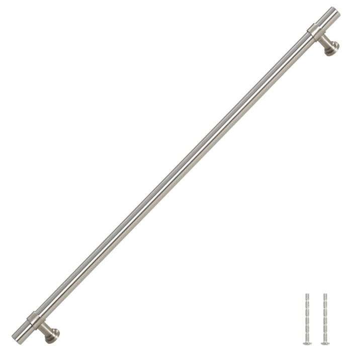 Mânere de dulap, 5 buc., argintiu, 320 mm, oțel inoxidabil - WALTI WALTI