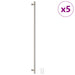 Mânere de dulap, 5 buc., argintiu, 480 mm, oțel inoxidabil - WALTI WALTI
