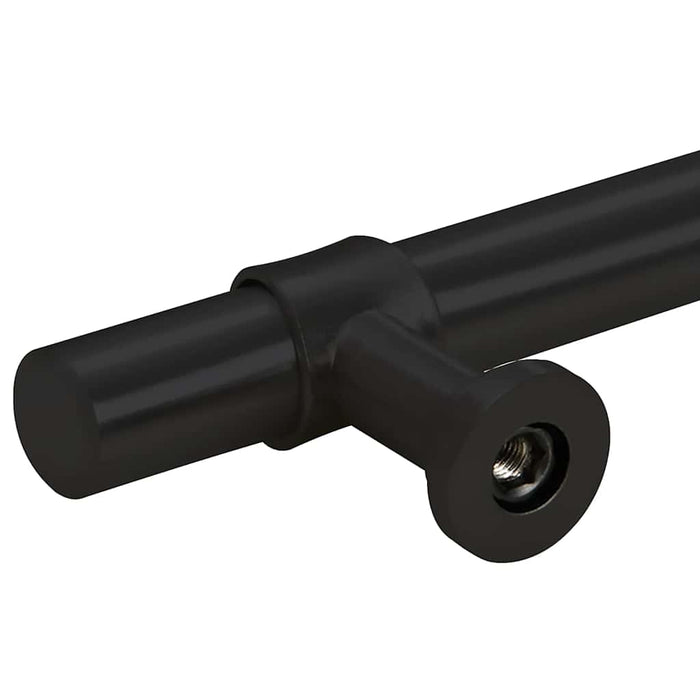 Mânere de dulap, 5 buc., negru, 224 mm, oțel inoxidabil - WALTI WALTI