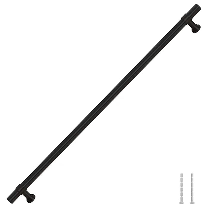 Mânere de dulap, 5 buc., negru, 320 mm, oțel inoxidabil - WALTI WALTI