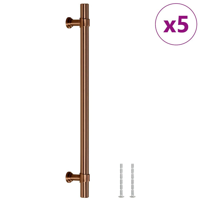 Mânere de dulap, 5 buc., bronz, 192 mm, oțel inoxidabil - WALTI WALTI