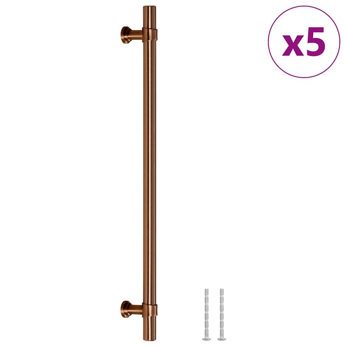 Mânere de dulap, 5 buc., bronz, 224 mm, oțel inoxidabil - WALTI WALTI
