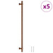 Mânere de dulap, 5 buc., bronz, 320 mm, oțel inoxidabil - WALTI WALTI