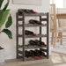 Suport sticle de vin, 20 sticle, gri, lemn masiv de pin - WALTI WALTI