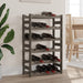 Suport sticle de vin, 30 sticle, gri, lemn masiv de pin - WALTI WALTI