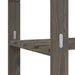 Suport depozitare 5 niveluri gri, 80x38x170 cm, lemn masiv pin - WALTI WALTI