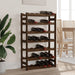 Suport sticle de vin, 42 sticle, maro, lemn masiv de pin - WALTI WALTI