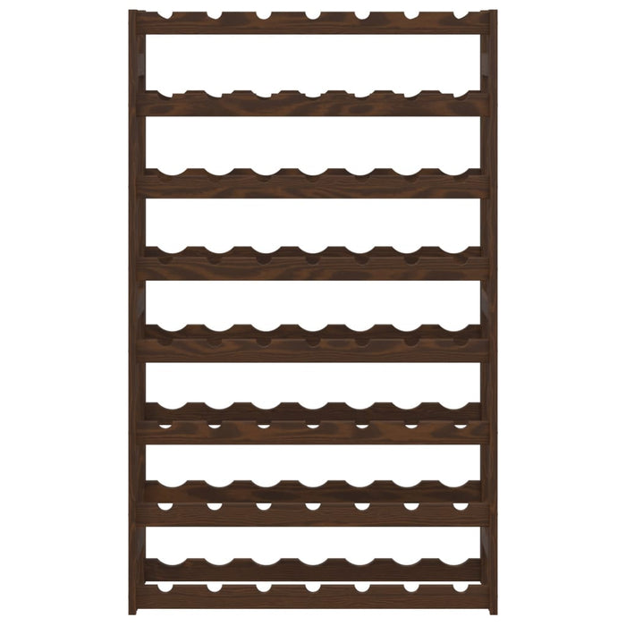 Suport sticle de vin, 56 sticle, maro, lemn masiv de pin - WALTI WALTI