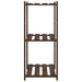 Suport depozitare 3 niveluri, maro, 60x38x90 cm, lemn masiv pin - WALTI WALTI