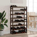 Suport sticle de vin, 56 sticle, negru, lemn masiv de pin - WALTI WALTI
