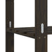 Suport depozitare 3 niveluri, negru, 80x38x90cm, lemn masiv pin - WALTI WALTI