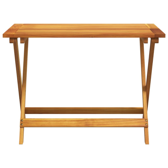 Set mobilier de grădină pliabil, 5 piese, lemn masiv de acacia - WALTI WALTI