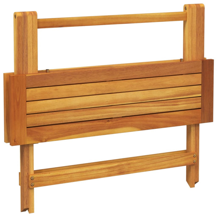 Set mobilier de grădină pliabil, 5 piese, lemn masiv de acacia - WALTI WALTI