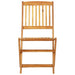 Set mobilier grădină pliabil, 3 piese, lemn masiv acacia - WALTI WALTI