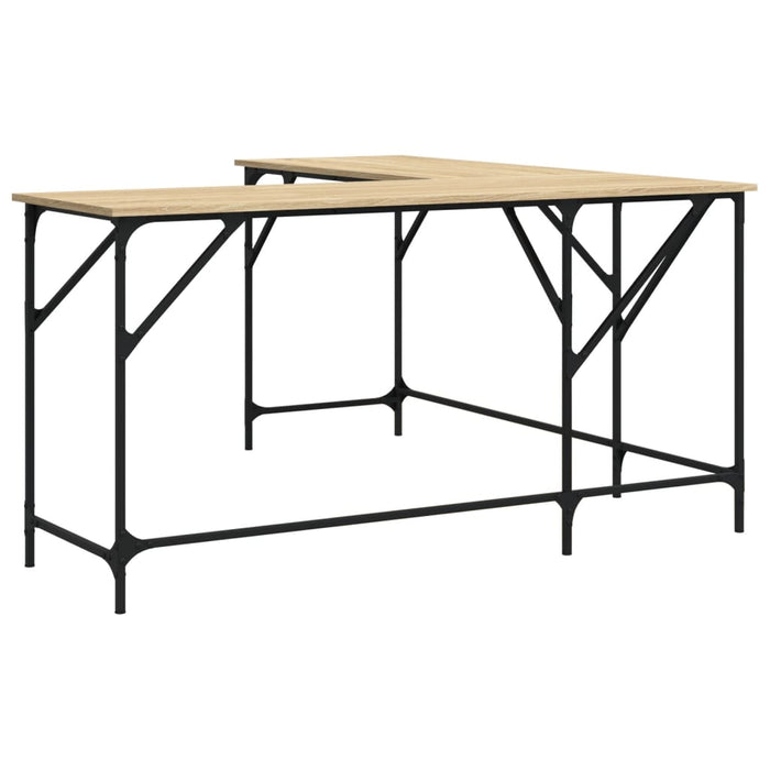 Birou, stejar sonoma, 149x149x75 cm, lemn prelucrat - WALTI WALTI