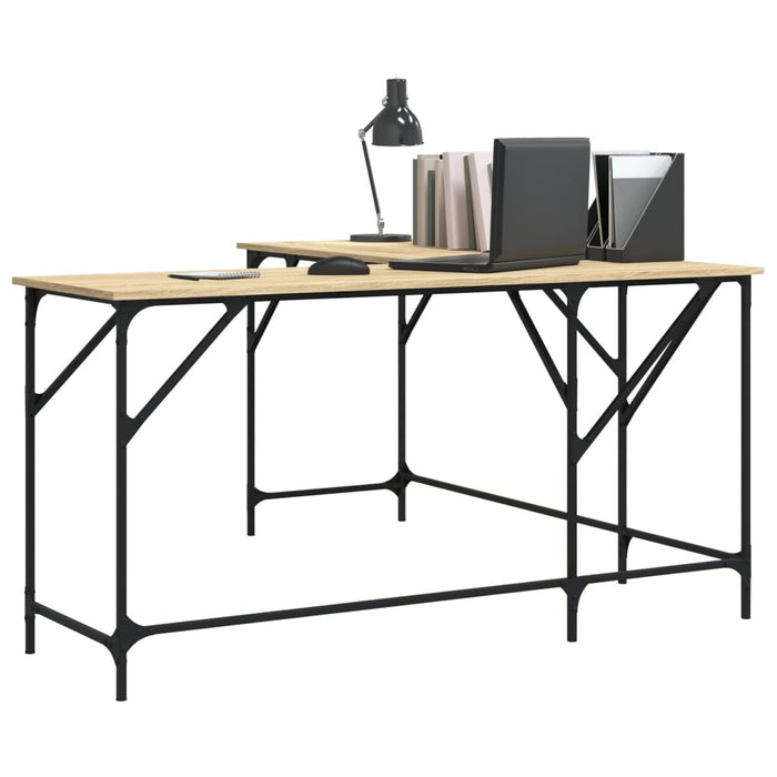 Birou, stejar sonoma, 149x149x75 cm, lemn prelucrat - WALTI WALTI