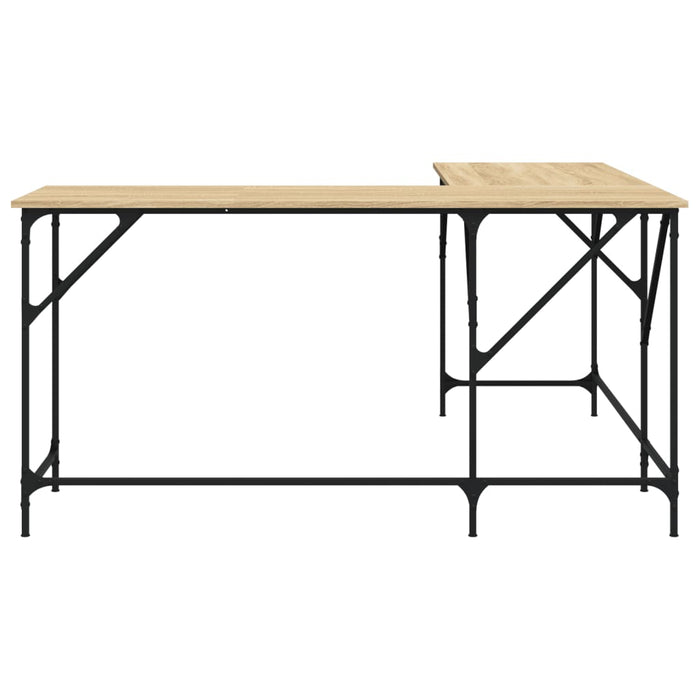 Birou, stejar sonoma, 149x149x75 cm, lemn prelucrat - WALTI WALTI