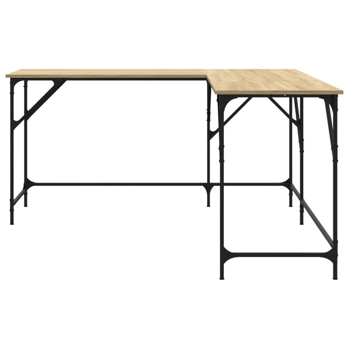 Birou, stejar sonoma, 149x149x75 cm, lemn prelucrat - WALTI WALTI
