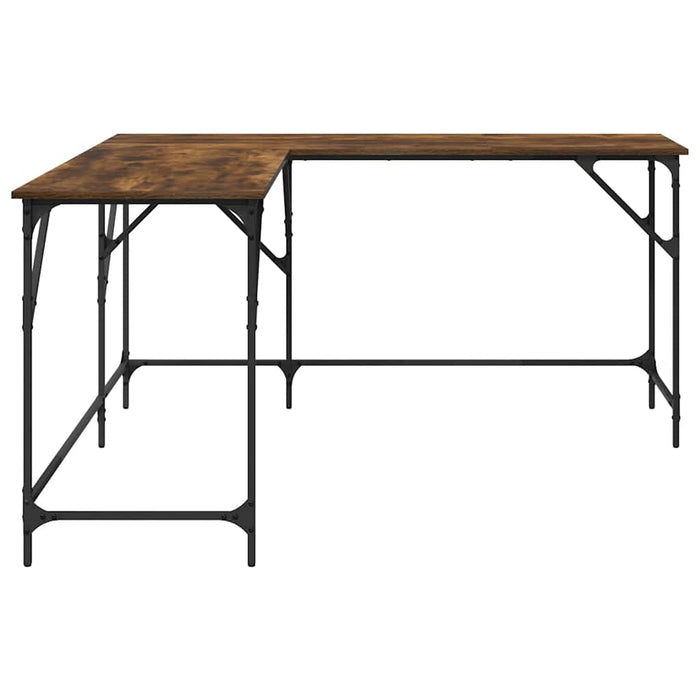 Birou, stejar fumuriu, 149x149x75 cm, lemn prelucrat WALTI