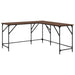 Birou, stejar maro, 149x149x75 cm, lemn prelucrat - WALTI WALTI