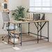 Birou, stejar sonoma, 139x139x75 cm, lemn prelucrat - WALTI WALTI