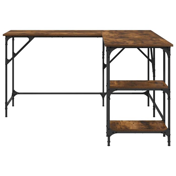 Birou, stejar afumat, 139x139x75 cm, lemn prelucrat - WALTI WALTI