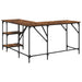 Birou, stejar afumat, 139x139x75 cm, lemn prelucrat - WALTI WALTI