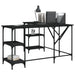 Birou, negru, 139x139x75 cm, lemn prelucrat - WALTI WALTI