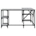 Birou, gri sonoma, 139x139x75 cm, lemn prelucrat - WALTI WALTI