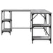 Birou, gri sonoma, 139x139x75 cm, lemn prelucrat - WALTI WALTI