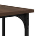 Birou, stejar maro, 139x139x75 cm, lemn prelucrat - WALTI WALTI