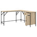 Birou, stejar sonoma, 141x141x75 cm, lemn prelucrat - WALTI WALTI