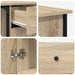 Birou, stejar sonoma, 141x141x75 cm, lemn prelucrat - WALTI WALTI