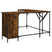 Birou, stejar afumat, 141x141x75 cm, lemn prelucrat - WALTI WALTI