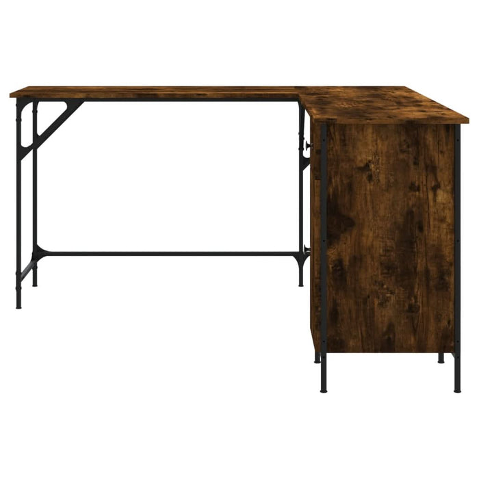 Birou, stejar afumat, 141x141x75 cm, lemn prelucrat - WALTI WALTI