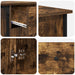 Birou, stejar afumat, 141x141x75 cm, lemn prelucrat - WALTI WALTI