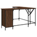 Birou, stejar maro, 141x141x75 cm, lemn prelucrat - WALTI WALTI