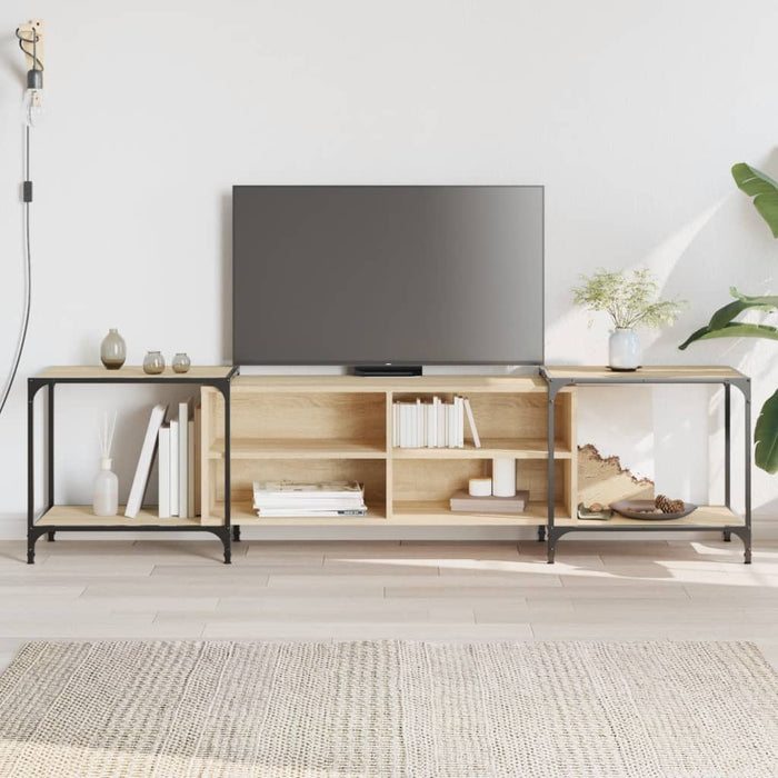 Comodă TV, stejar sonoma, 203x37x50 cm, lemn prelucrat - WALTI WALTI