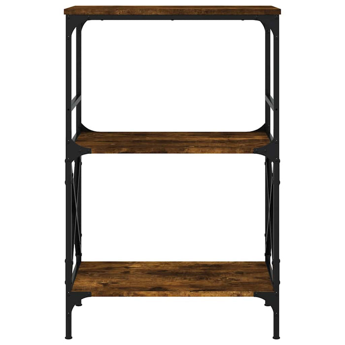 Bibliotecă 3 niveluri stejar afumat 59x35x90,5cm lemn prelucrat - WALTI WALTI