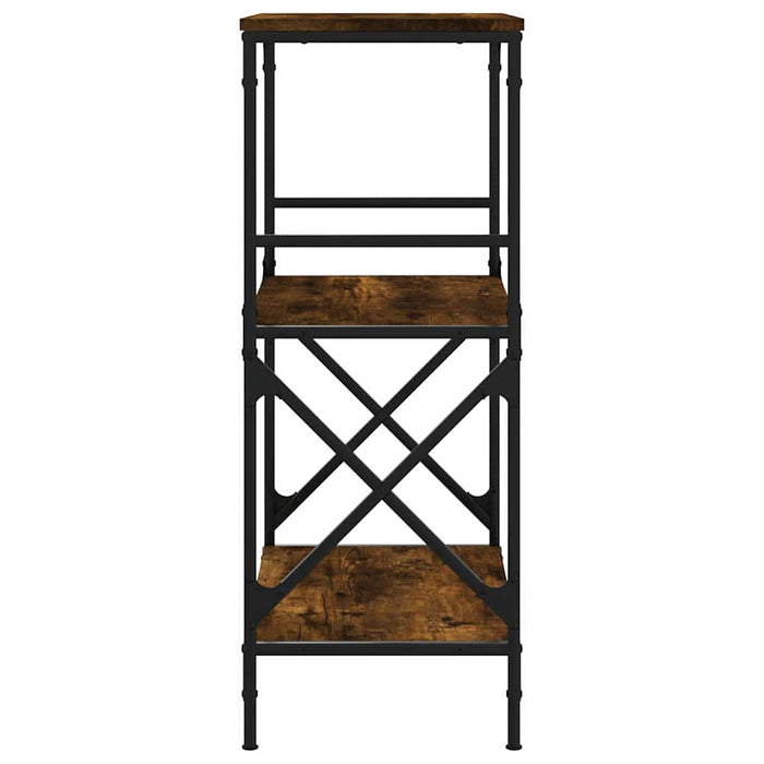 Bibliotecă 3 niveluri stejar afumat 59x35x90,5cm lemn prelucrat - WALTI WALTI