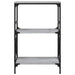 Bibliotecă 3 niveluri gri sonoma 59x35x90,5 cm, lemn prelucrat - WALTI WALTI