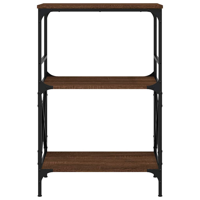 Bibliotecă 3 niveluri, stejar maro 59x35x90,5cm, lemn prelucrat - WALTI WALTI