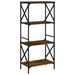 Bibliotecă 4 niveluri stejar afumat 59x35x132 cm lemn prelucrat - WALTI WALTI