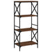 Bibliotecă 4 niveluri, stejar maro 59x35x132 cm, lemn prelucrat - WALTI WALTI