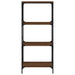 Bibliotecă 4 niveluri, stejar maro 59x35x132 cm, lemn prelucrat - WALTI WALTI