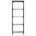 Bibliotecă cu 5 niveluri gri sonoma 59x35x171 cm lemn prelucrat - WALTI WALTI