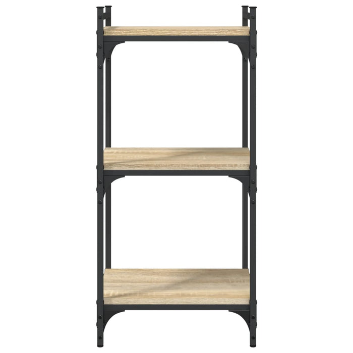 Bibliotecă 3 niveluri stejar sonoma 40x30x86 cm, lemn prelucrat WALTI