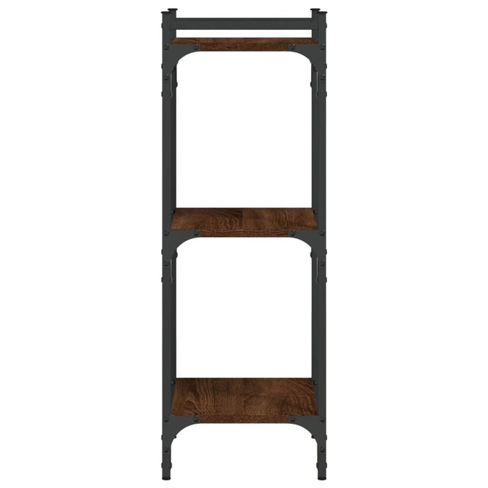 Bibliotecă 3 niveluri, stejar maro 40x30x86 cm, lemn prelucrat - WALTI WALTI